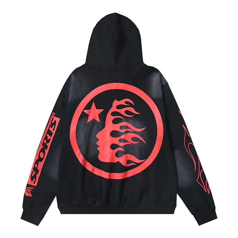 Hellstar Sports Flame Hoodie