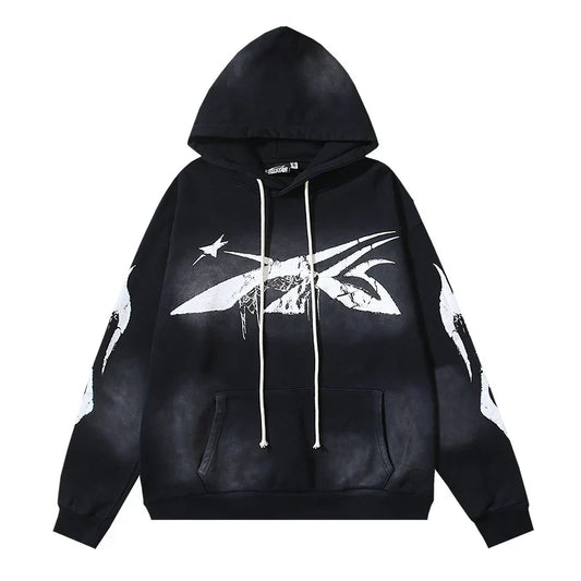 Hellstar Spiderweb Sport Hoodie Black