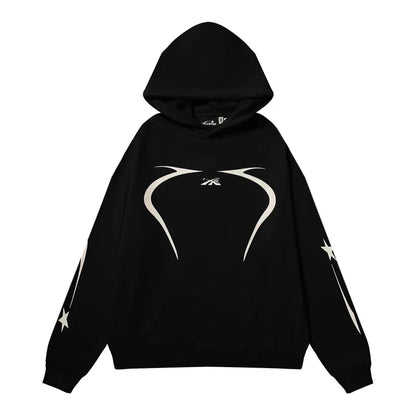 Hellstar Sport Hoodie Black White