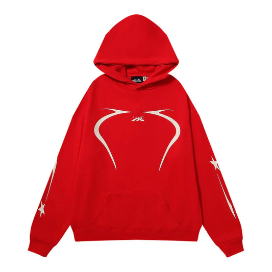 Hellstar Sport Hoodie Red White