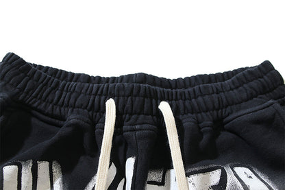 Hellstar Washed 1996 Shorts Black