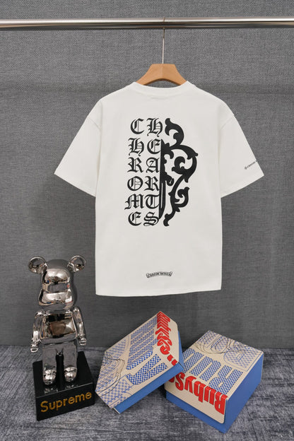 Chrome Hearts Custom Ribbed Short-Sleeve T-Shirt KT32