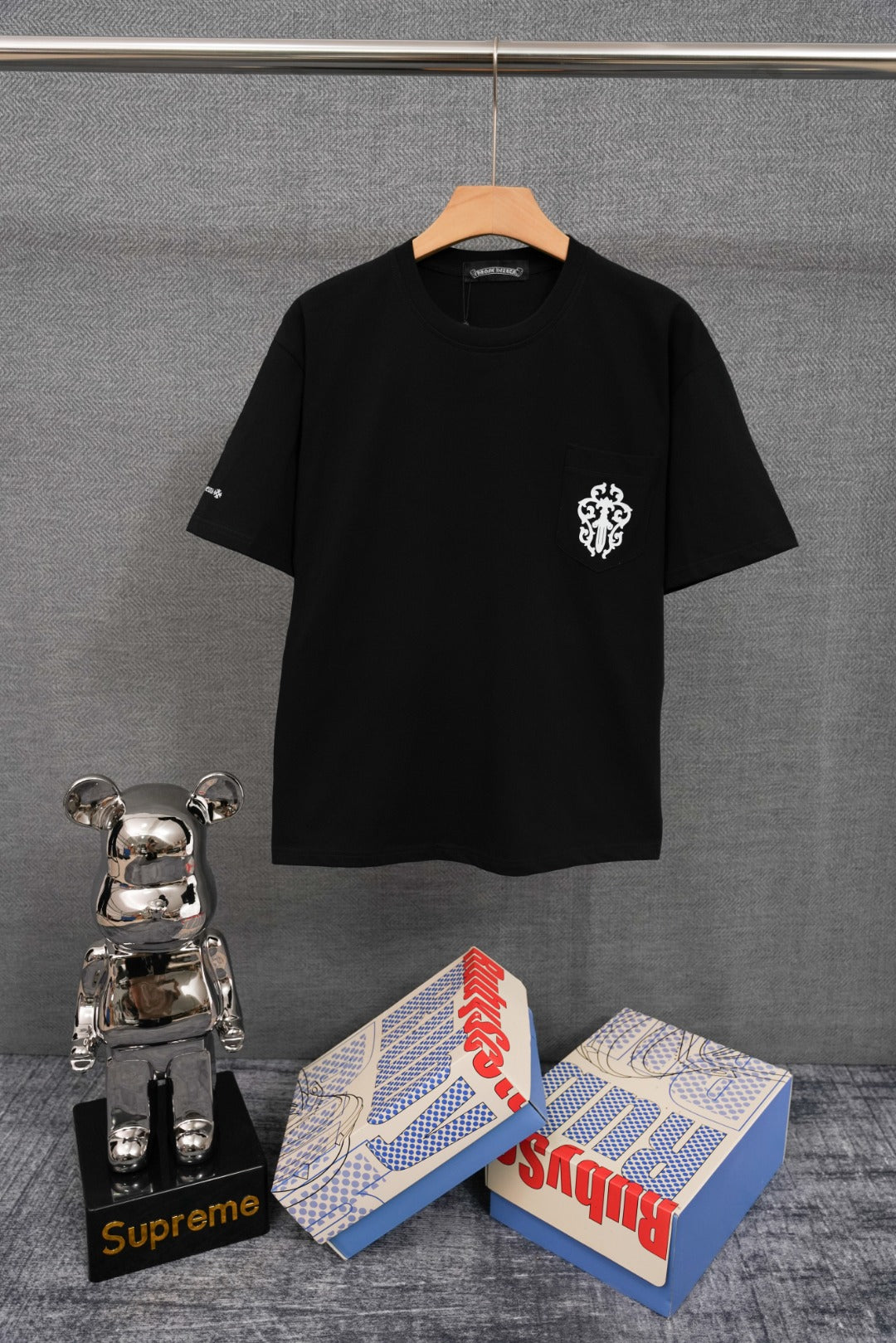 Chrome Hearts Custom Ribbed Short-Sleeve T-Shirt KT32