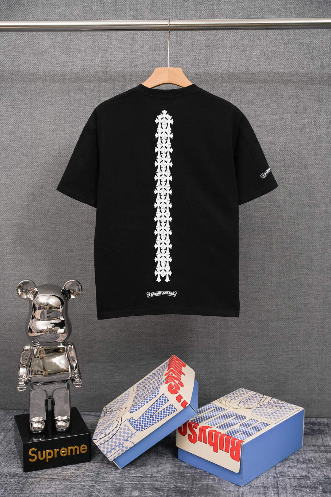 Chrome Hearts Custom Ribbed Short-Sleeve T-Shirt KT33