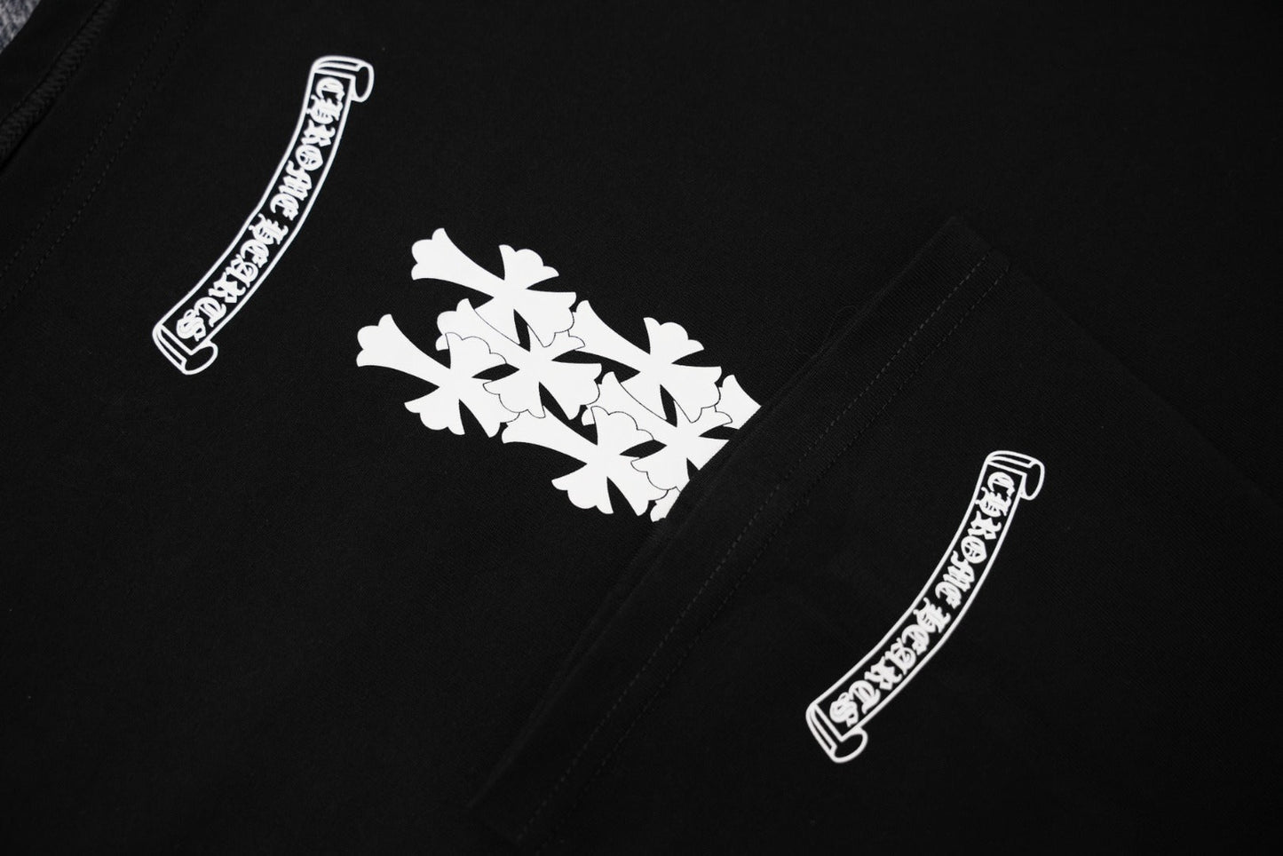 Chrome Hearts Custom Ribbed Short-Sleeve T-Shirt KT33
