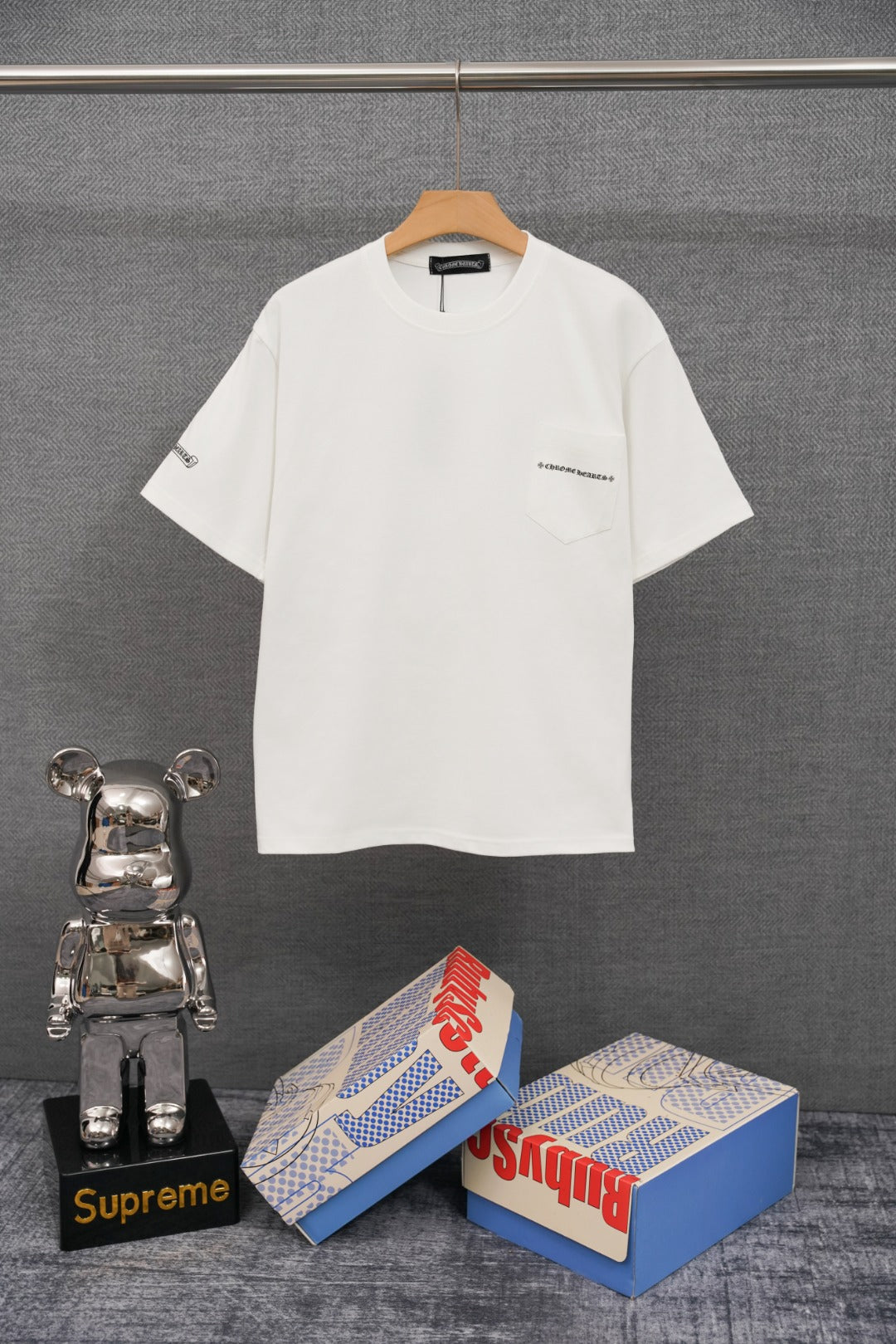 Chrome Hearts Custom Ribbed Short-Sleeve T-Shirt KT33