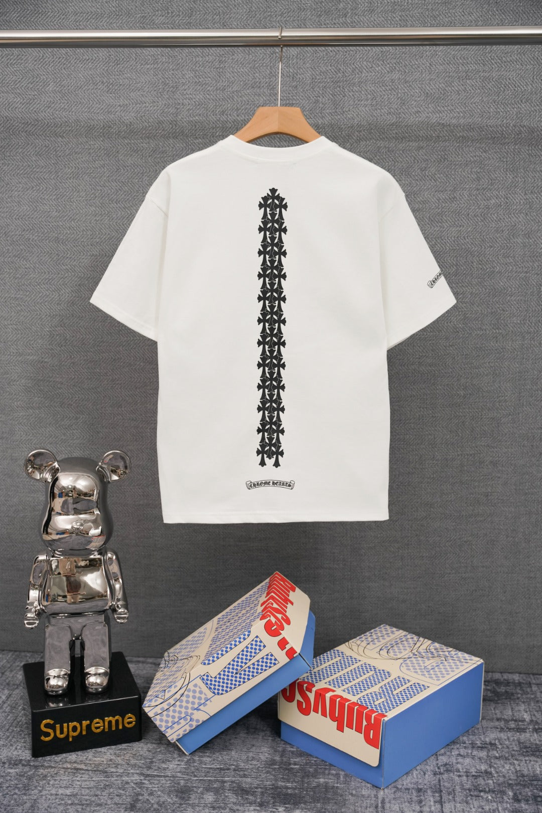 Chrome Hearts Custom Ribbed Short-Sleeve T-Shirt KT33