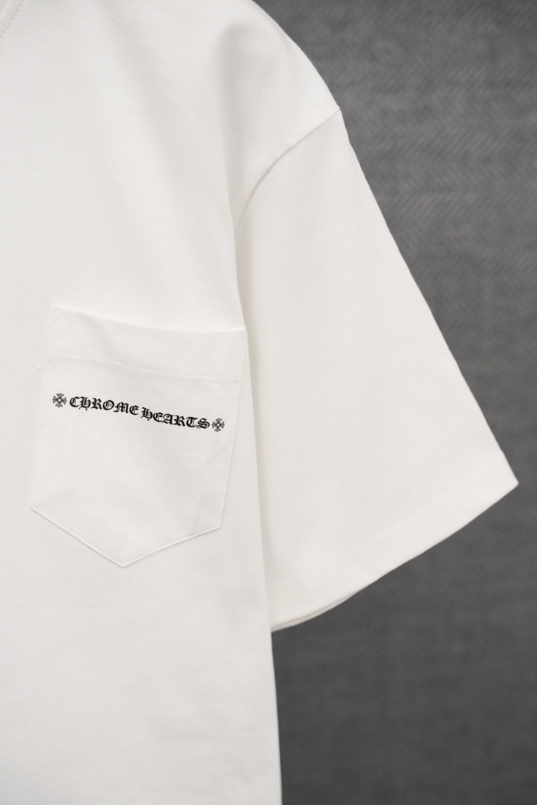 Chrome Hearts Custom Ribbed Short-Sleeve T-Shirt KT33