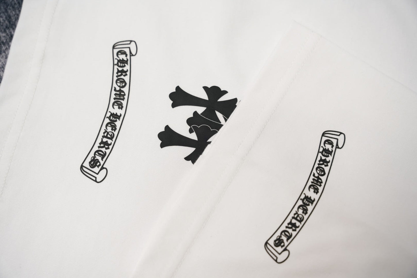 Chrome Hearts Custom Ribbed Short-Sleeve T-Shirt KT33