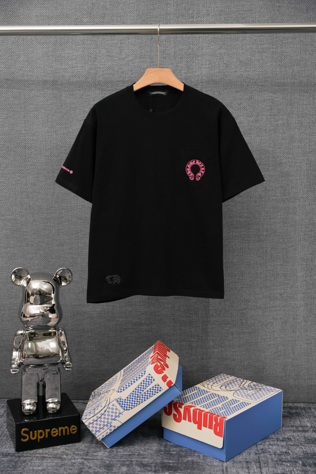 Chrome Hearts Sanskrit Letter Print Short-Sleeve T-Shirt KT36