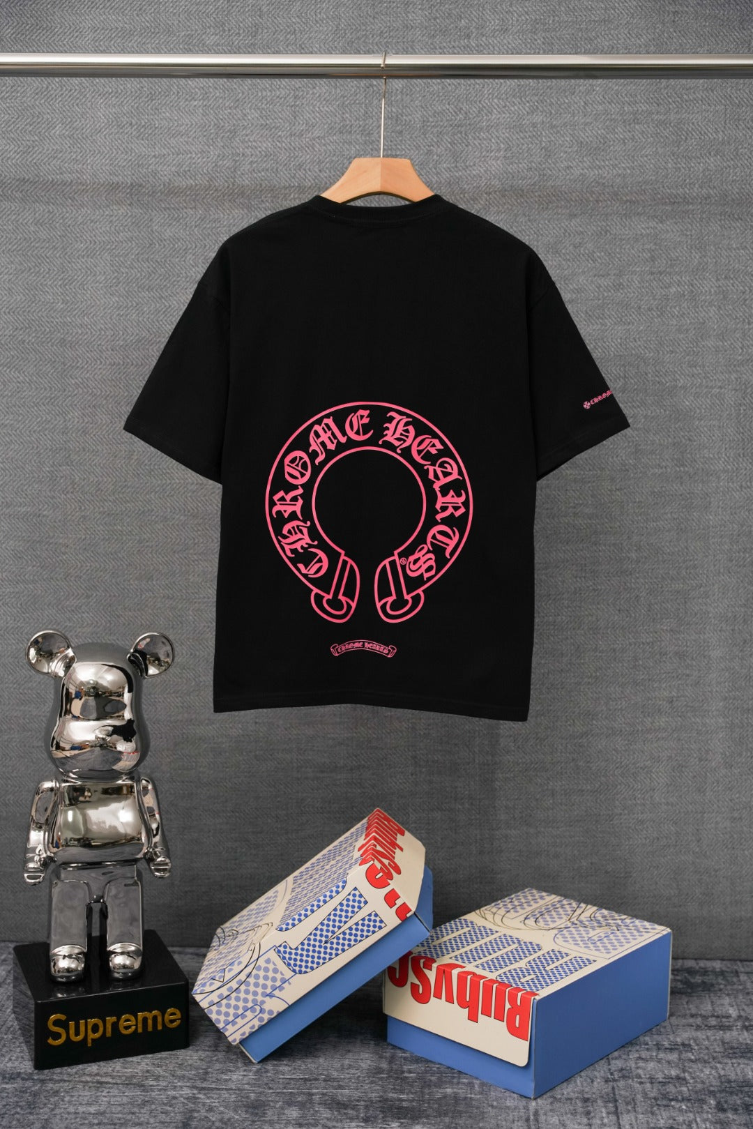 Chrome Hearts Sanskrit Letter Print Short-Sleeve T-Shirt KT36